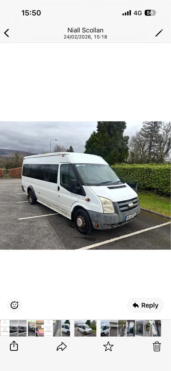 Ford transit wheelchair bus 13 seater 1 yr test - Image 1