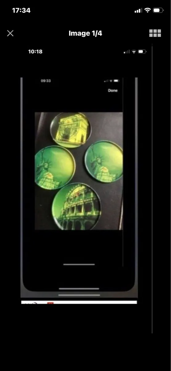 Heineken Metal Coasters (4) - Image 2