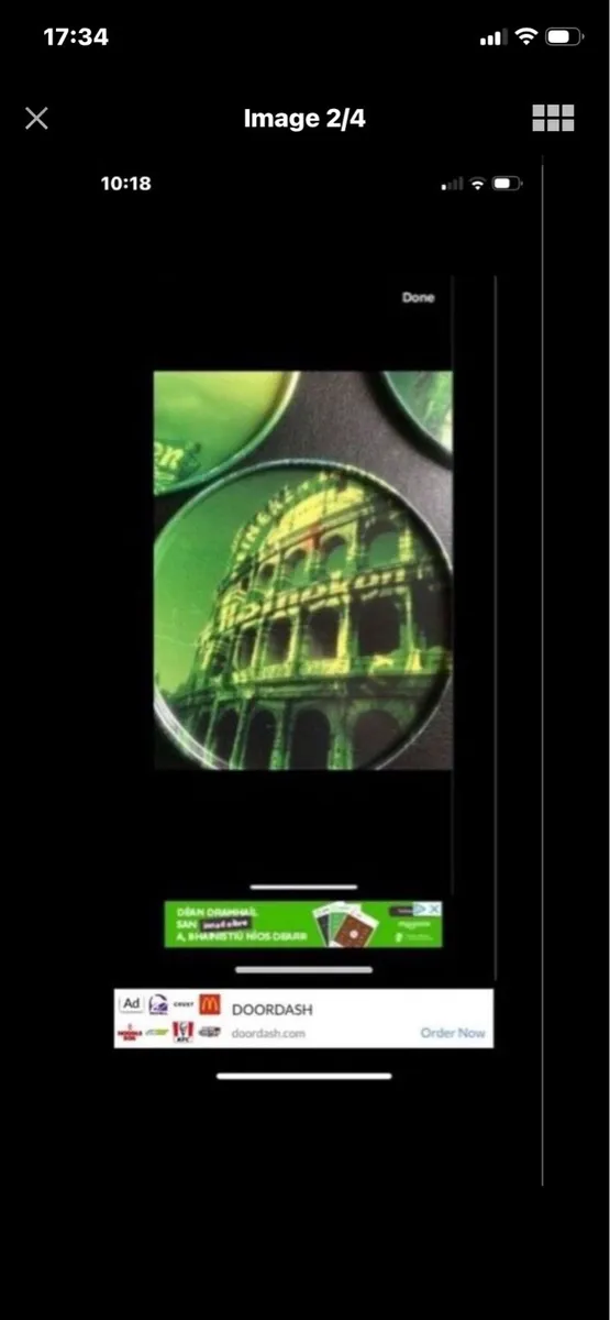 Heineken Metal Coasters (4) - Image 3