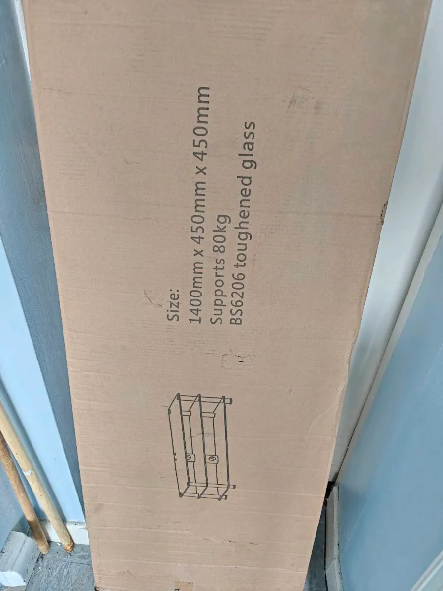 New Black Glass TV Stand - Image 3