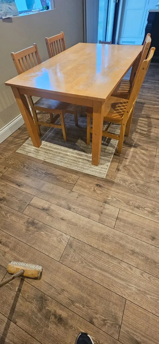 Table and chairs