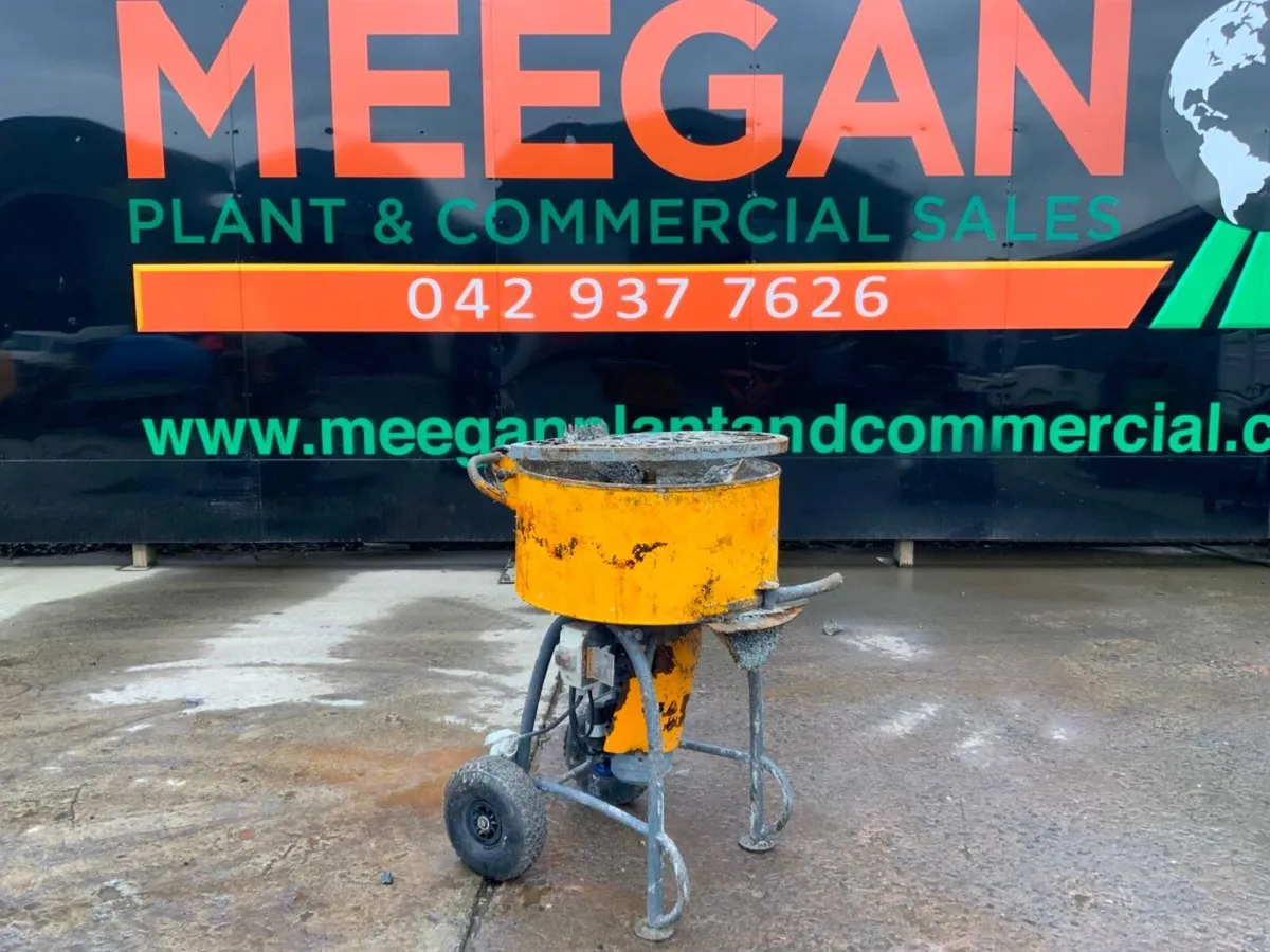 BARON 110 RESIN BOUND PAN MIXER........1038t. - Image 1