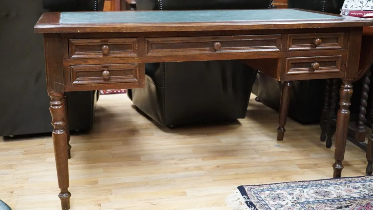 Vintage Elegant Writing Desk - Image 3