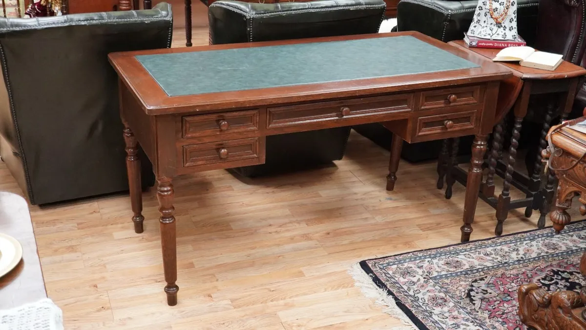 Vintage Elegant Writing Desk - Image 1
