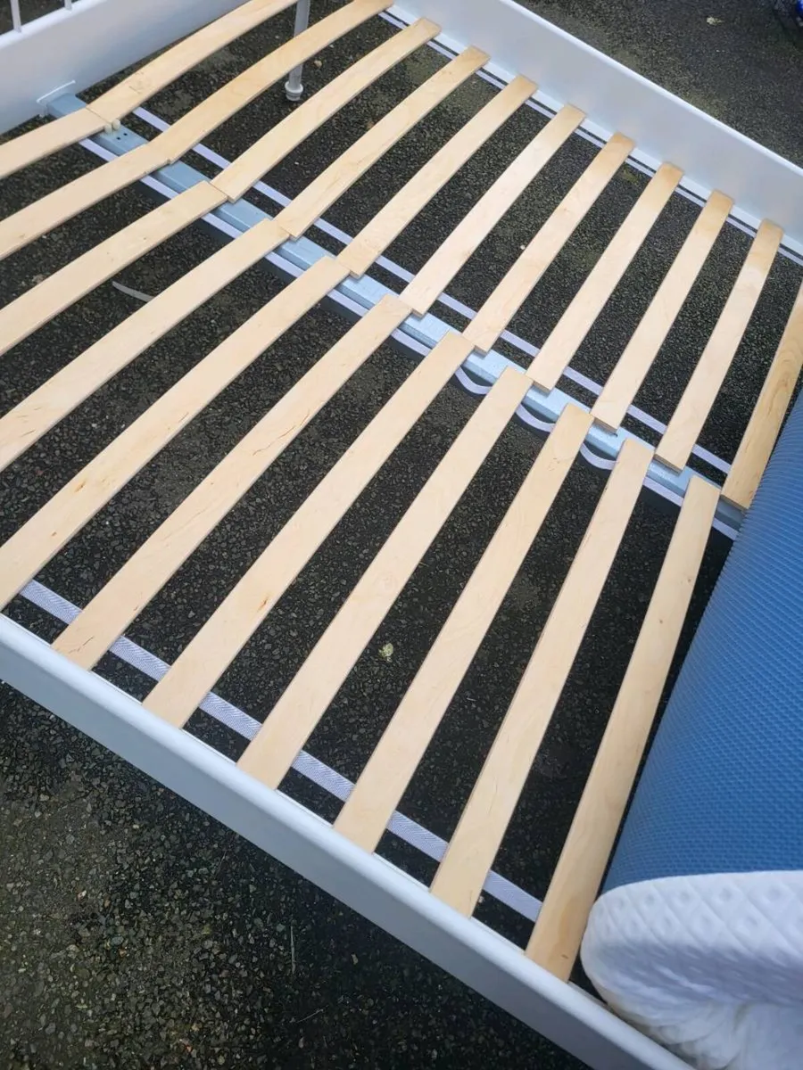 Ikea King-size metal bed frame - Image 2