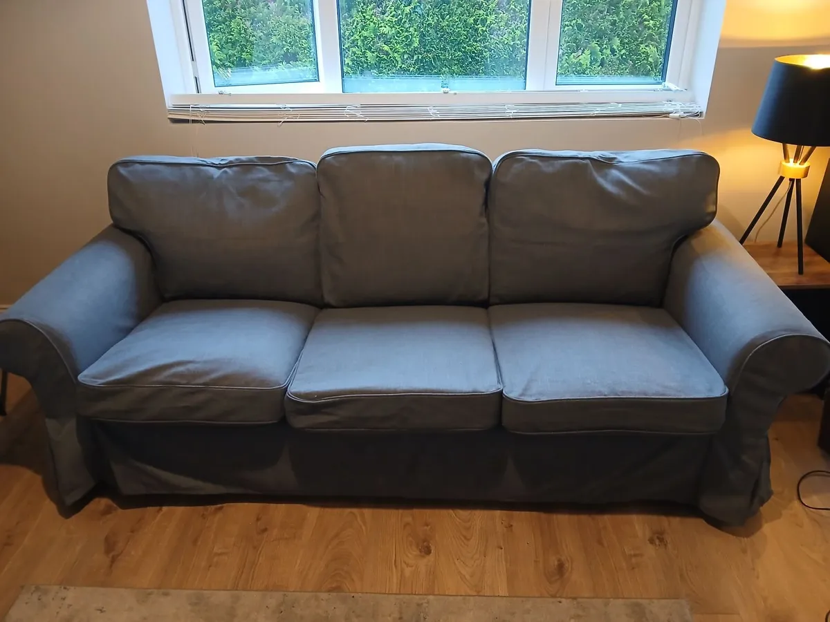 Ikea 3 seater and armchair for sale - Image 1