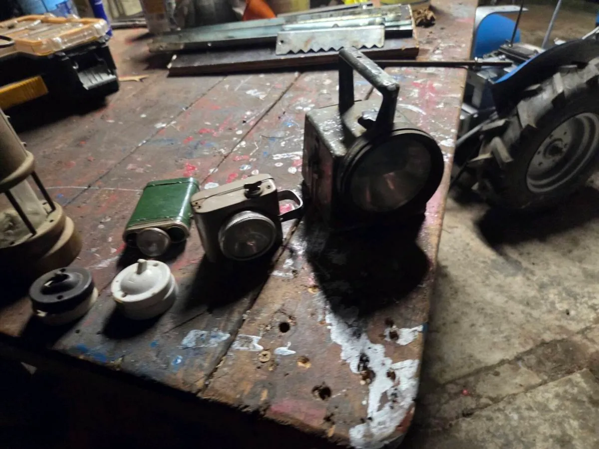 Vintage  lamps  railway lamp  minors  lamp - Image 1