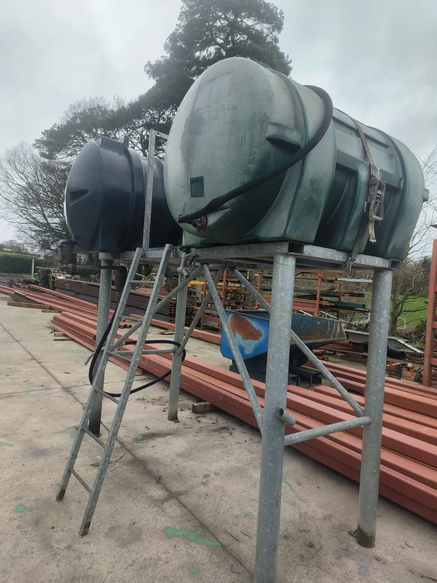 Diesel tank and frame