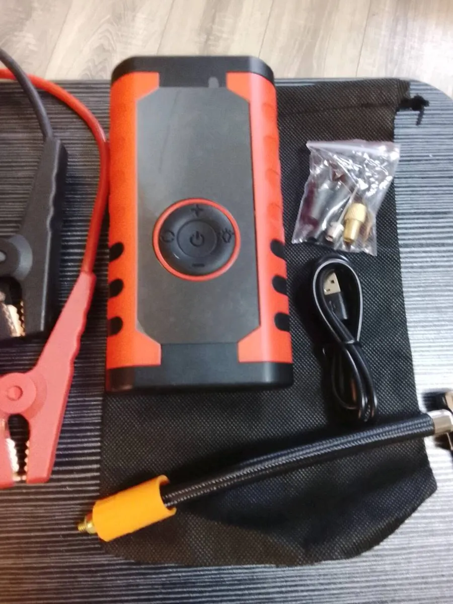Portable Jump Starter with Built-in Air Compressor - Image 2
