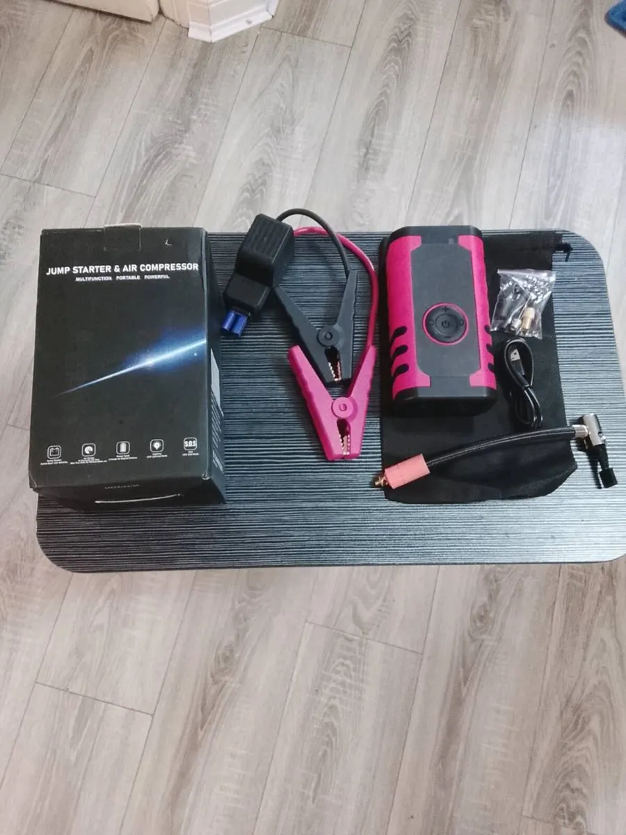 Portable Jump Starter with Built-in Air Compressor - Image 3