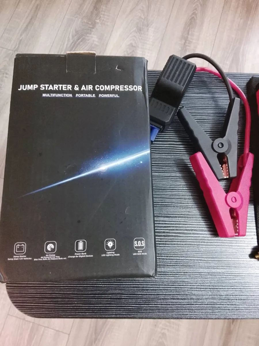 Portable Jump Starter with Built-in Air Compressor - Image 4