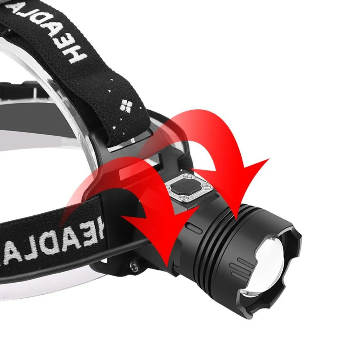 Headlamp Flashlight 25W Rechargeable, 2700Lumens - Image 3