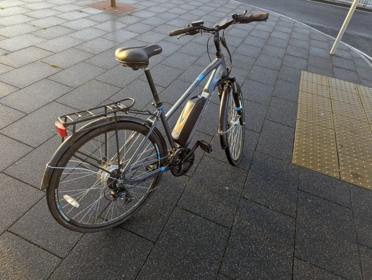 Dawes Mojav-E Electric Hybrid Bike-Graphite Blue - Image 2