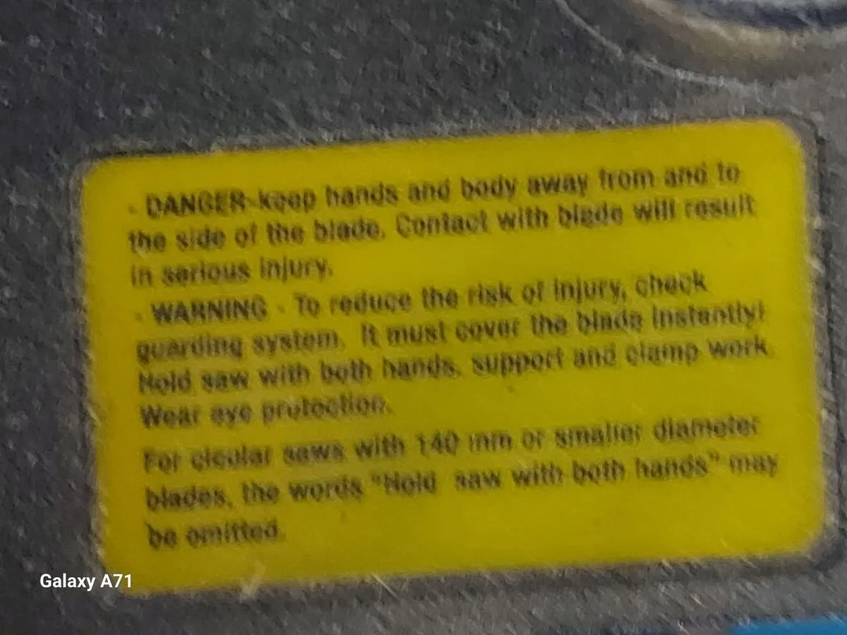 TACKLife Circular Saw Model TCS115A, Excellent Con - Image 4