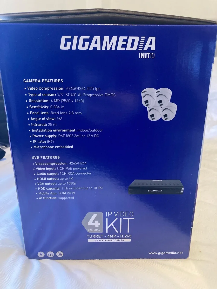 Gigamedia 4 IP Video Kit - Image 3