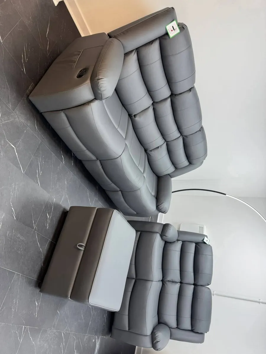 Chloe 3+2 Seater Micro Fabric Recliner Sofa - Image 4