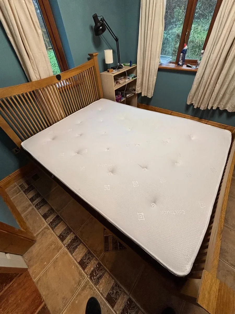 Oak King Size Bed - Image 2