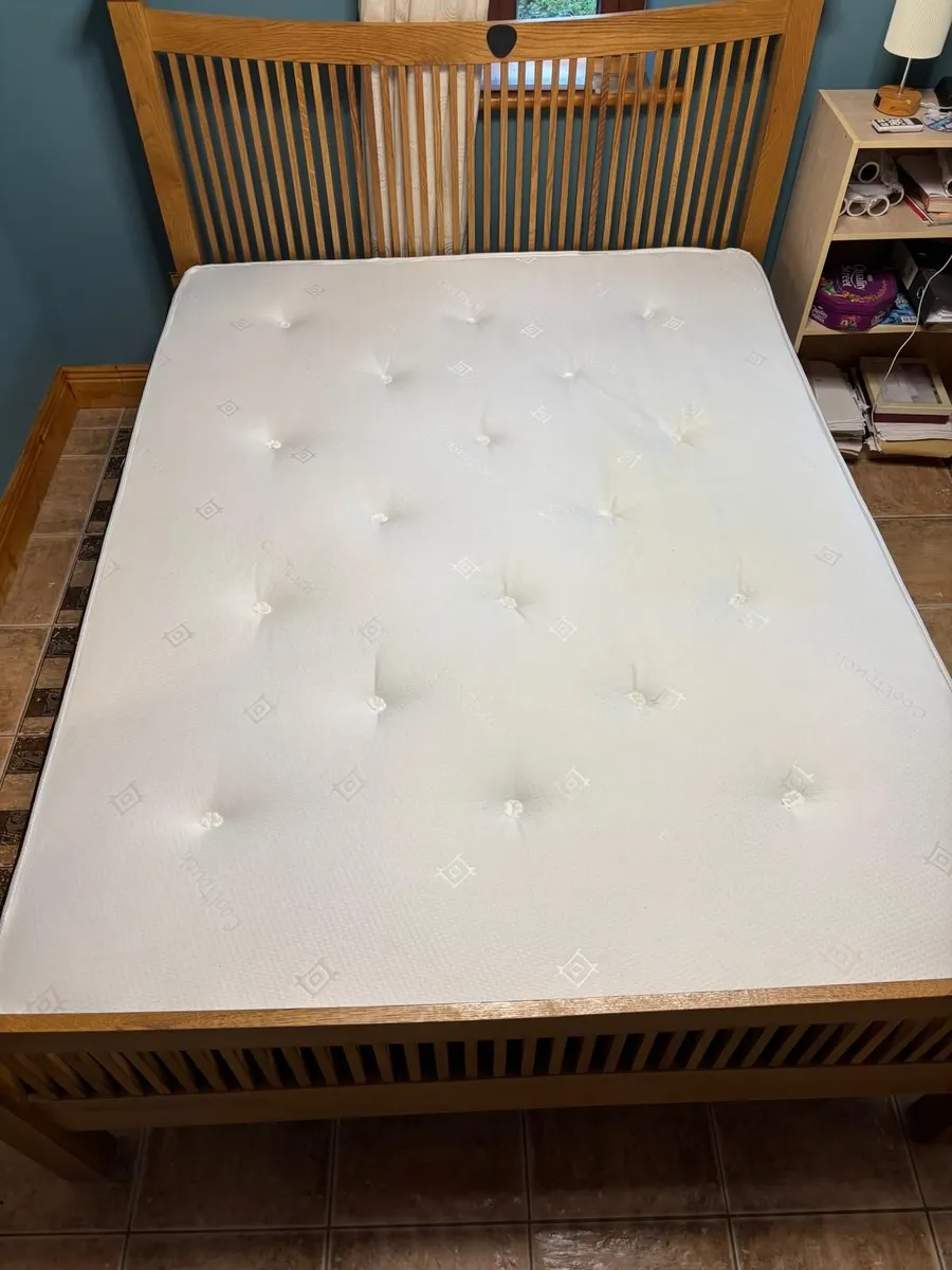 Oak King Size Bed - Image 3