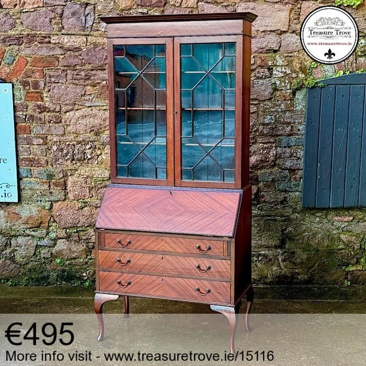 Antique and vintage writing bureau desks - Image 4