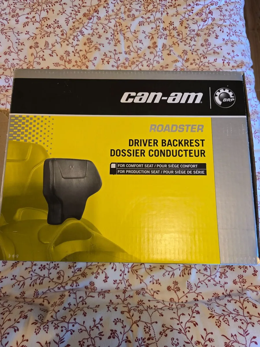 Can-Am driver's back rest - Image 1