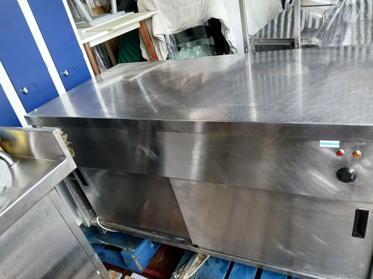 Stainless steel cabbinet work bench del - Image 1