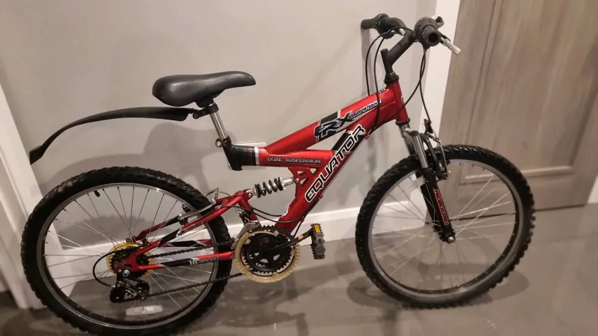 Dual suspension, 18 speed mountain bike - Image 1