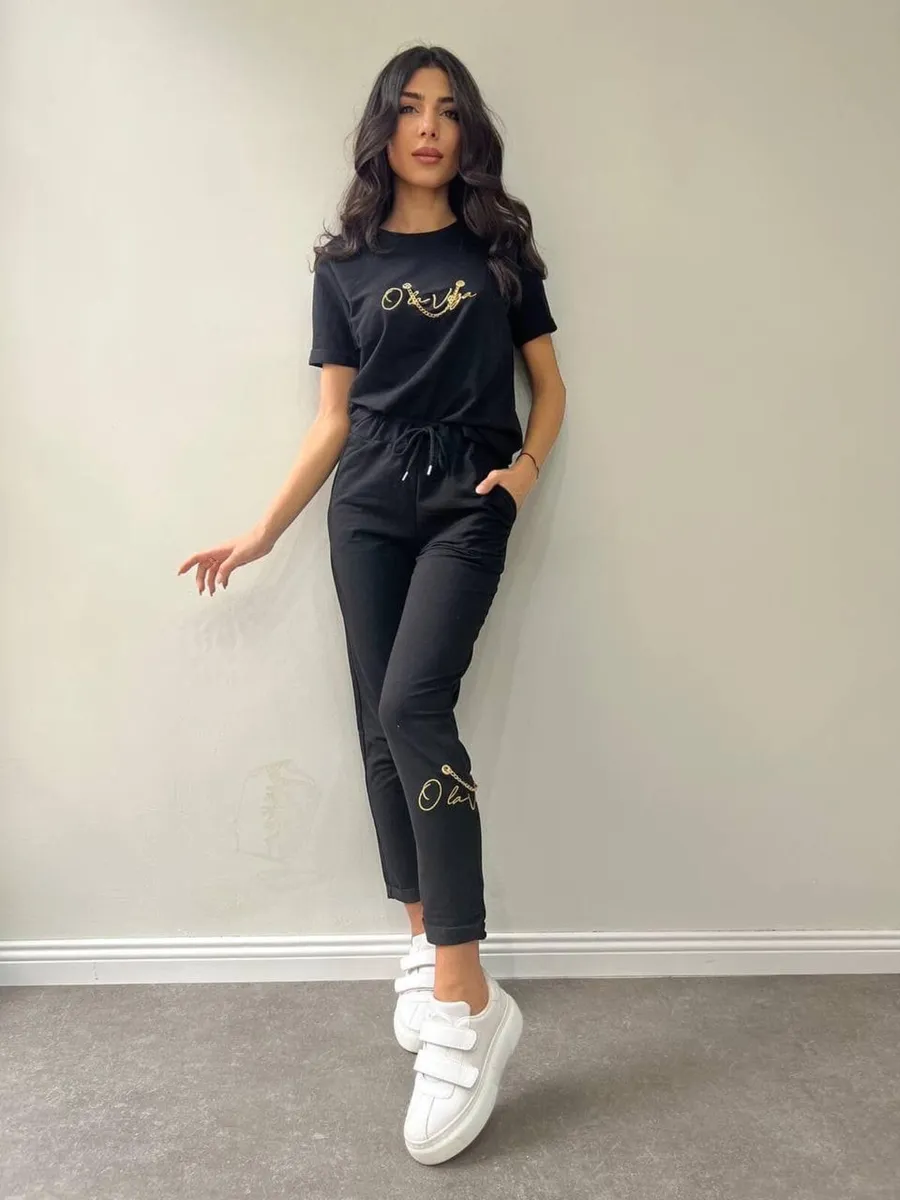 Olavoga tracksuit black no offers - Image 1