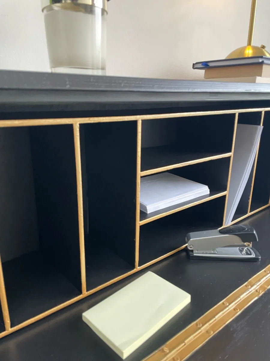 Mid Century writing desk/drinks cabinet - Image 3