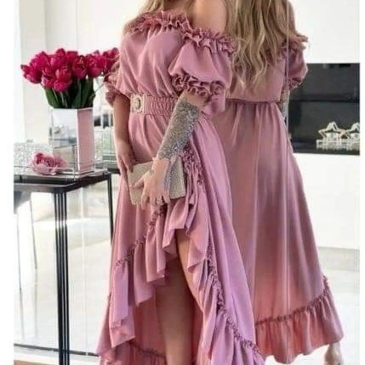 Glamor maxi dress size S/M SPANISH DRESS - Image 3