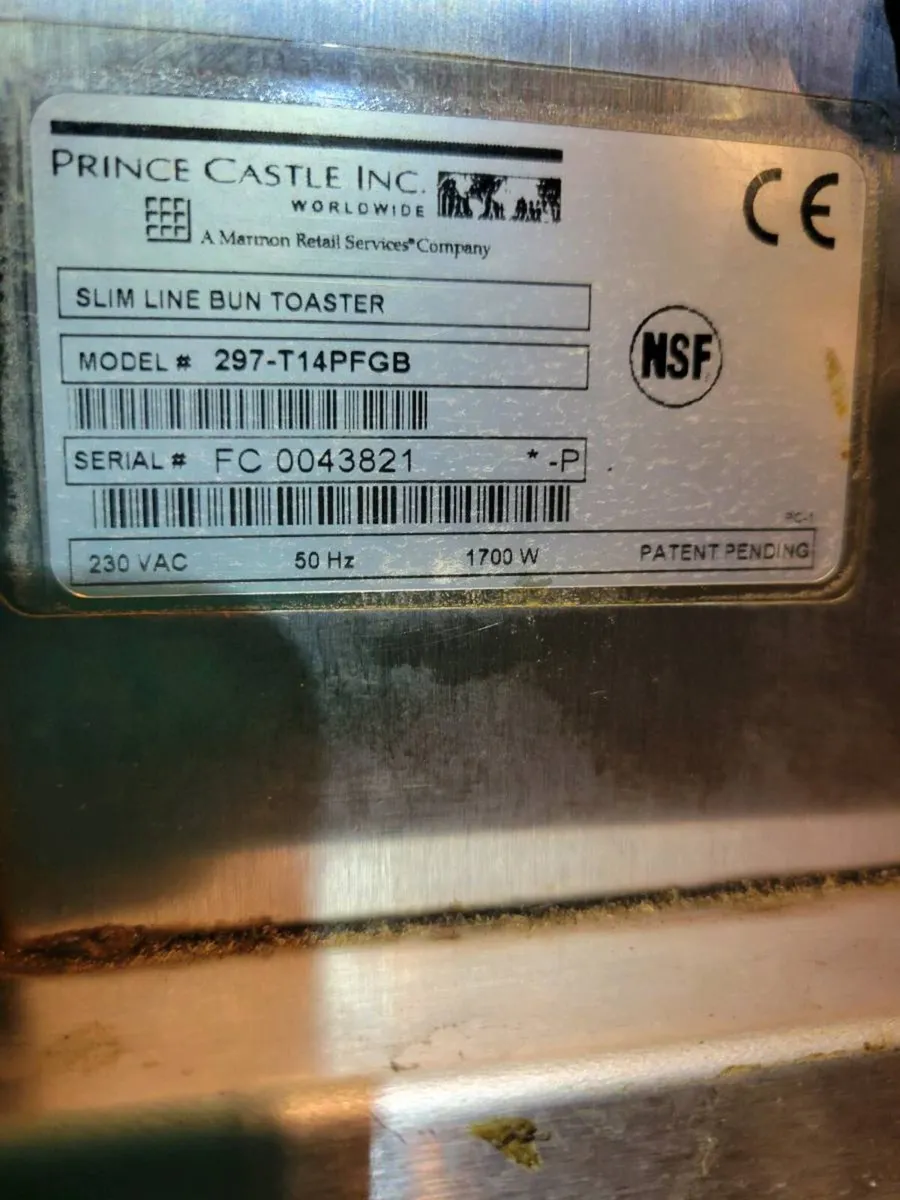 Toaster Slim Line Bun Toaster PRINCE CASTLE - Image 4