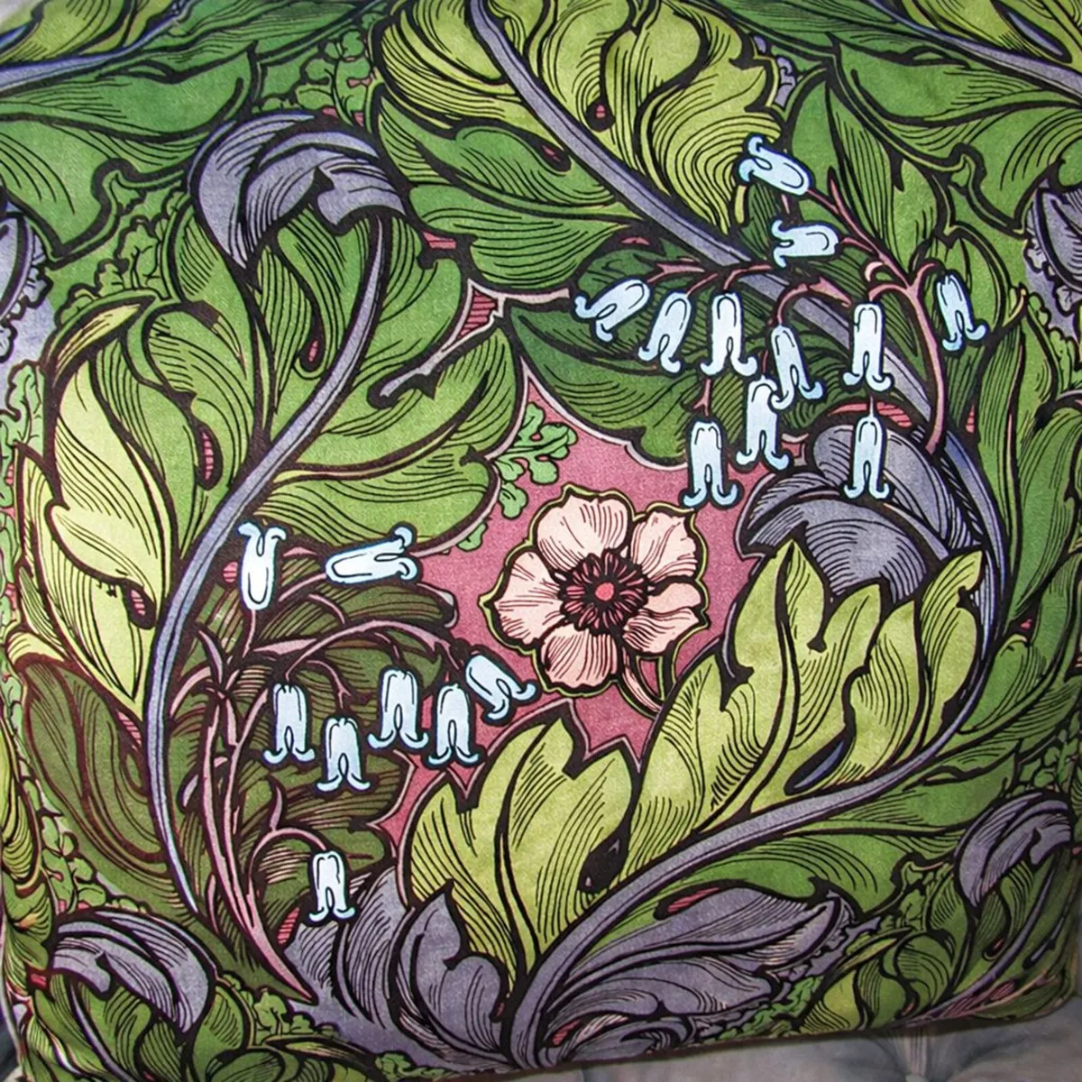 Pair of Large 55x55cm Velvet Cushions - Image 2