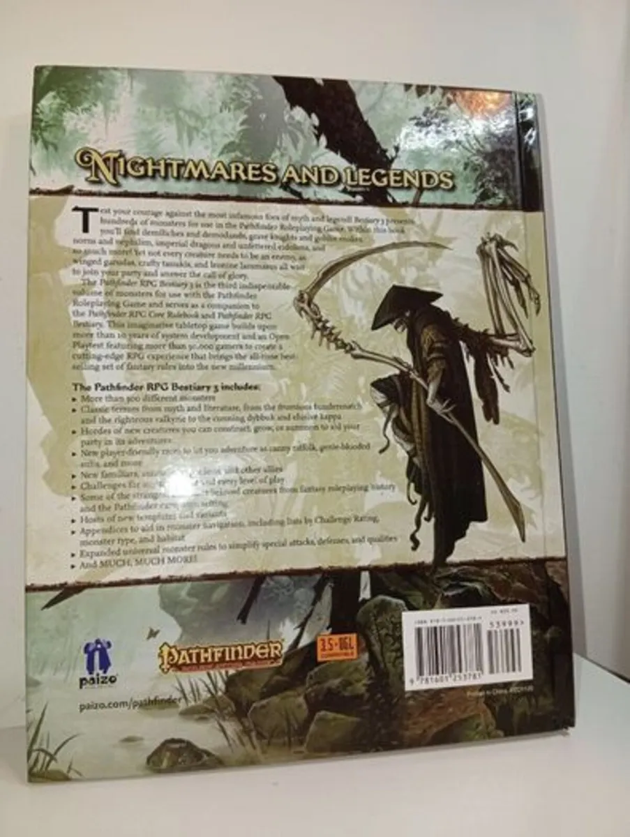 Pathfinder Paizo Rpg Book 2011 Jason Bulmahn 1st e - Image 2