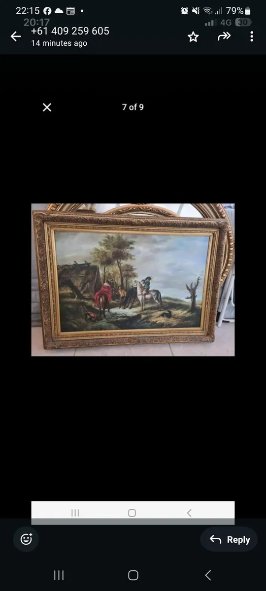 Vintage oil paintings and pictures - Image 2