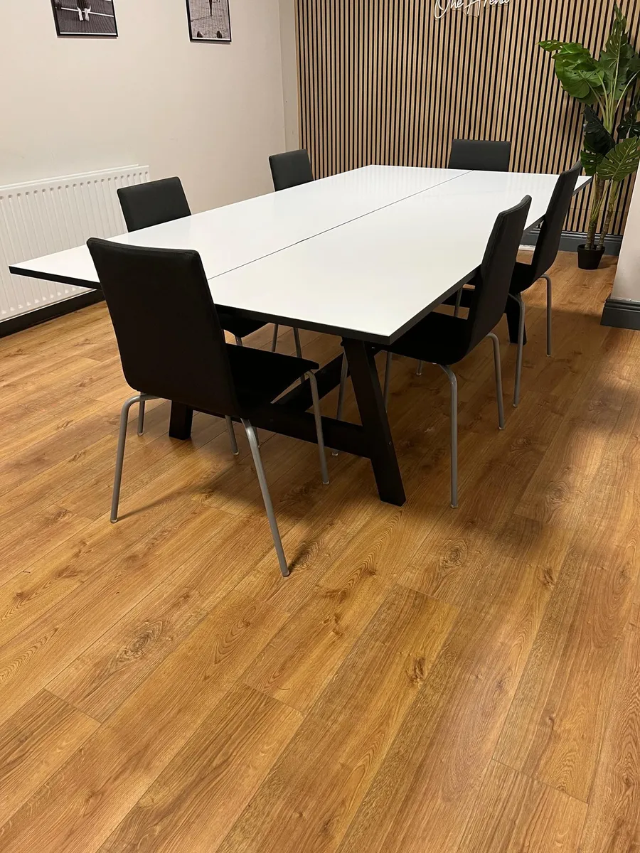 Office Table and 8 chairs - Image 4