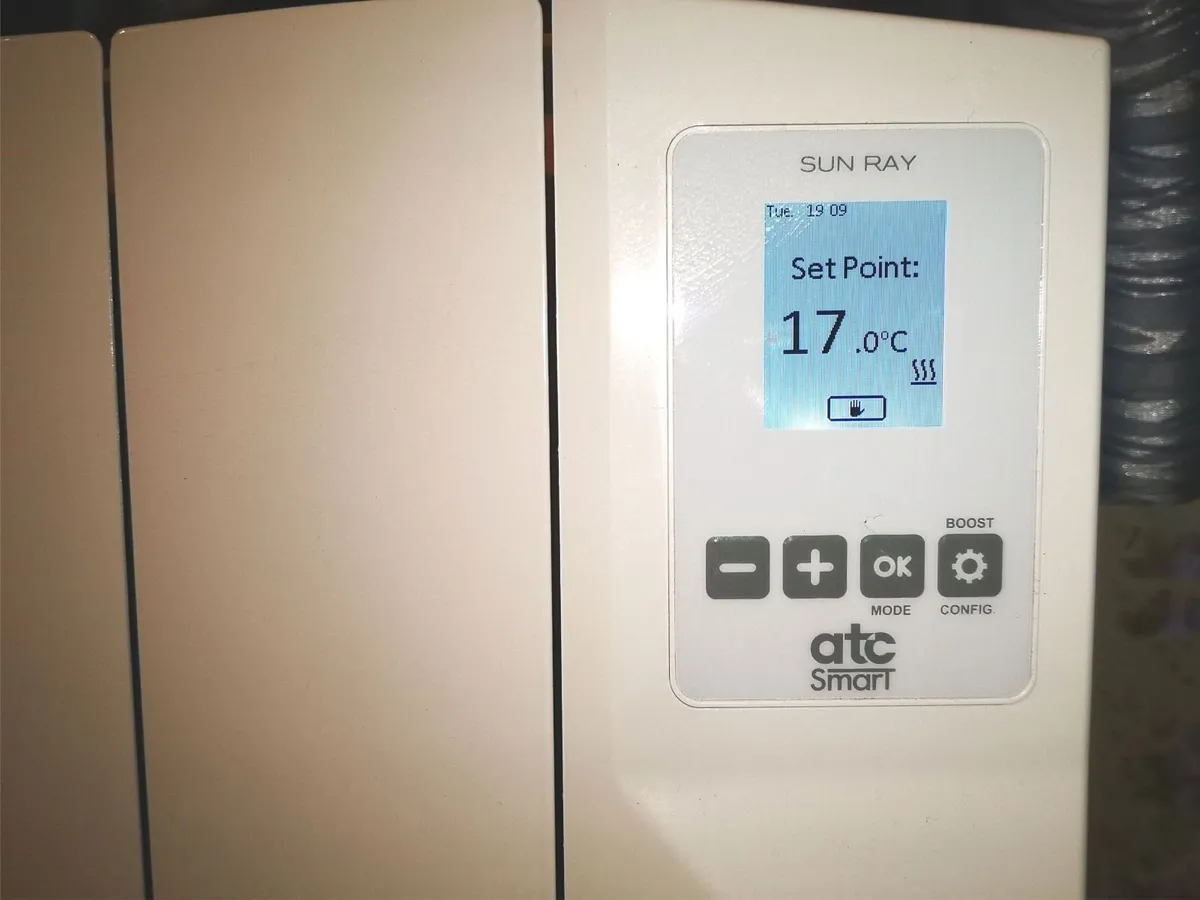 ATC Sun Ray RF 1000W Oil Filled Electric Radiator - Image 2