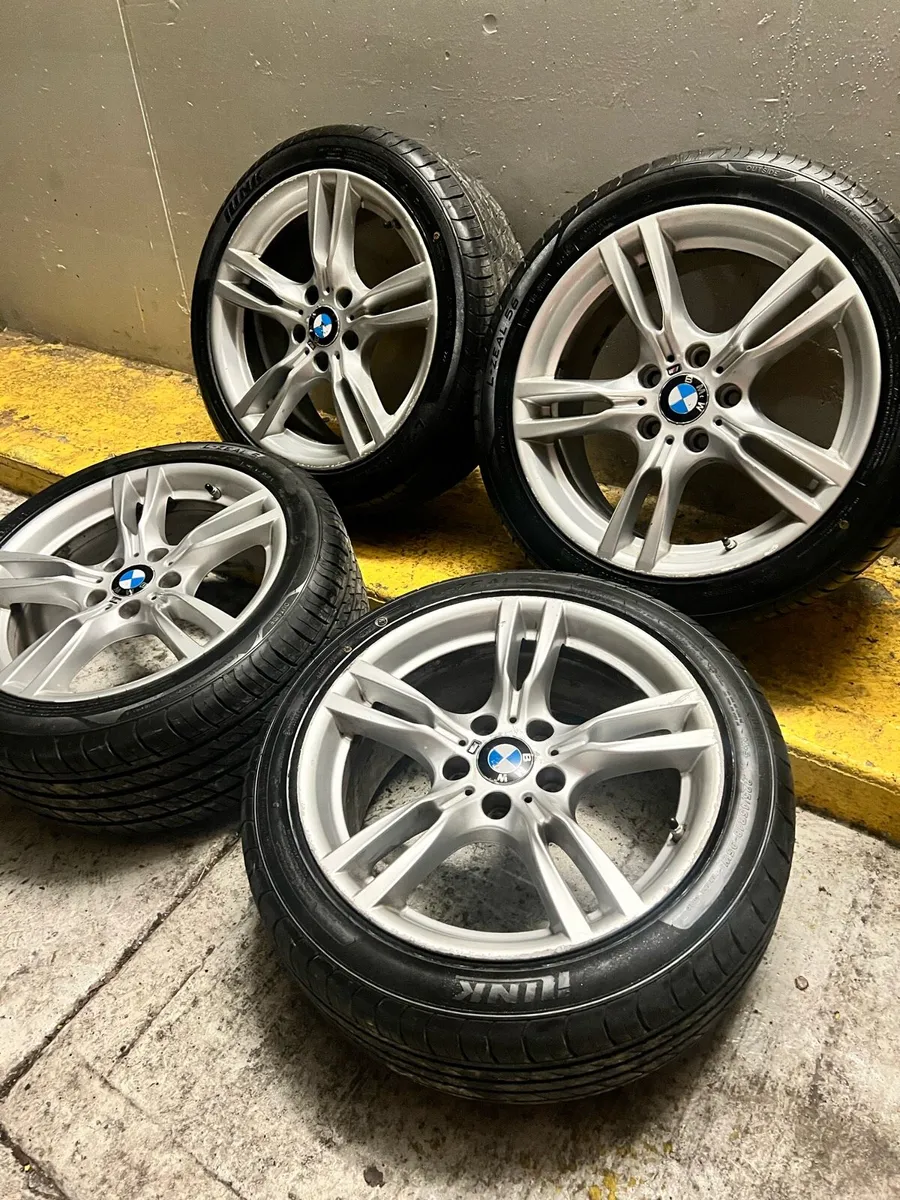 18” genuine bmw m-sport & tyres - Image 1