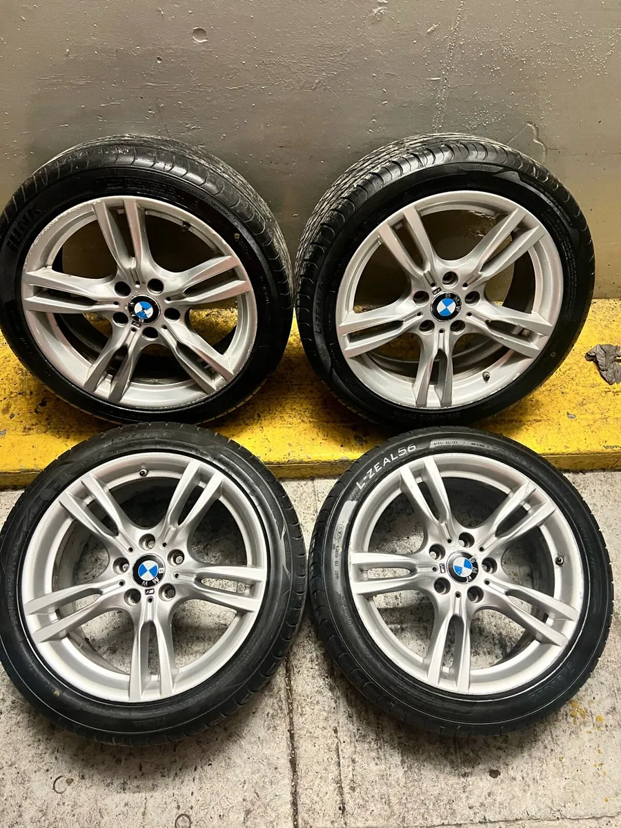 18” genuine bmw m-sport & tyres - Image 2