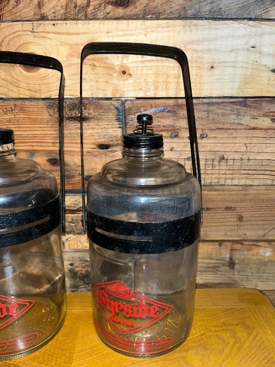 vintage fireside heating oil bottles 1950s - Image 3