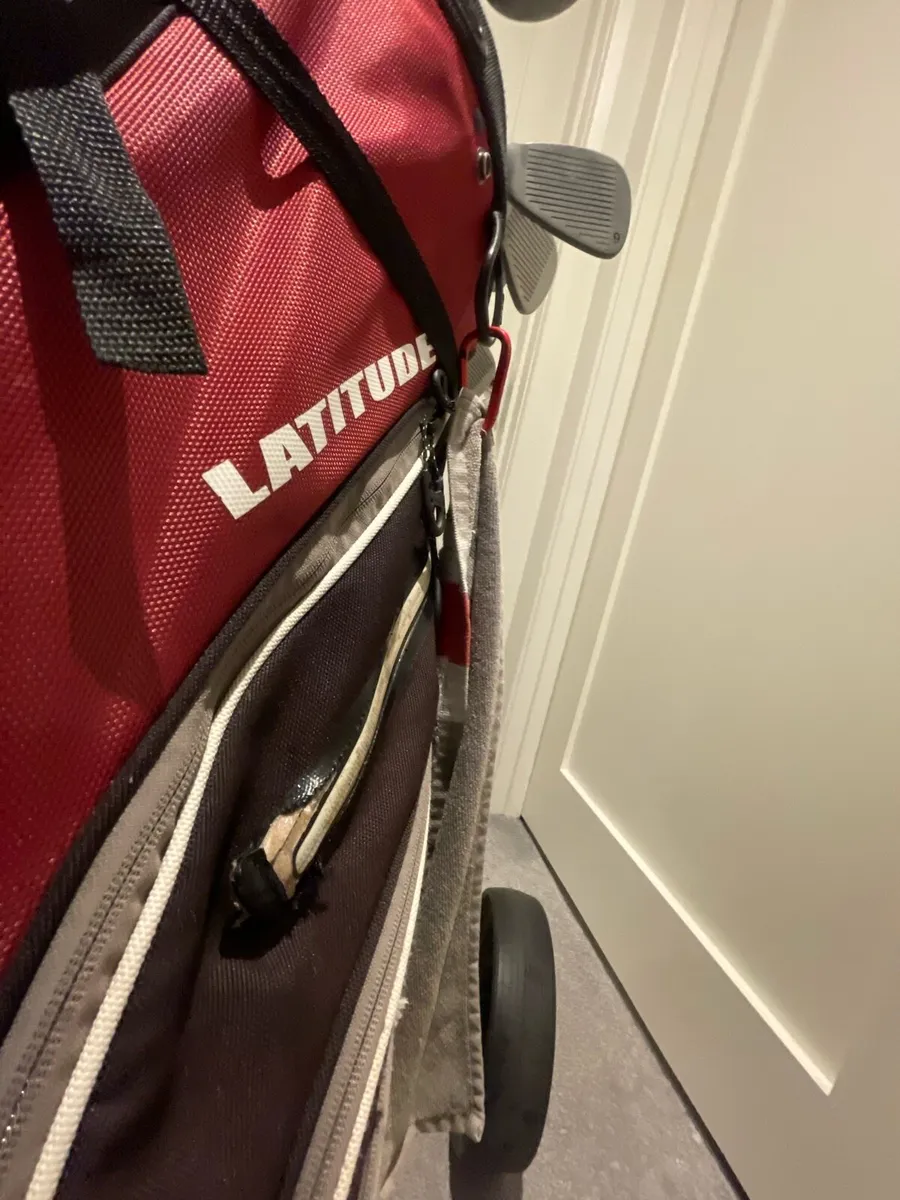 PING golf full set + bag + trolly + clubs- - Image 3