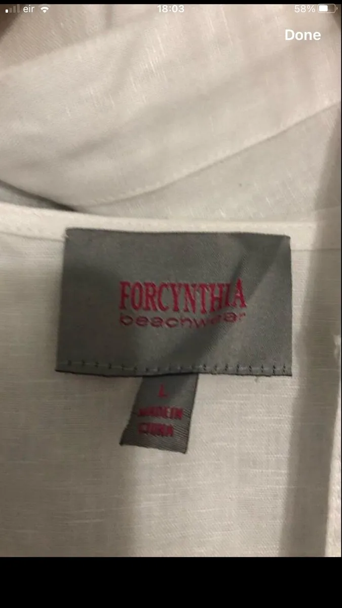 Ladies new beach hoodie size L €15 - Image 3