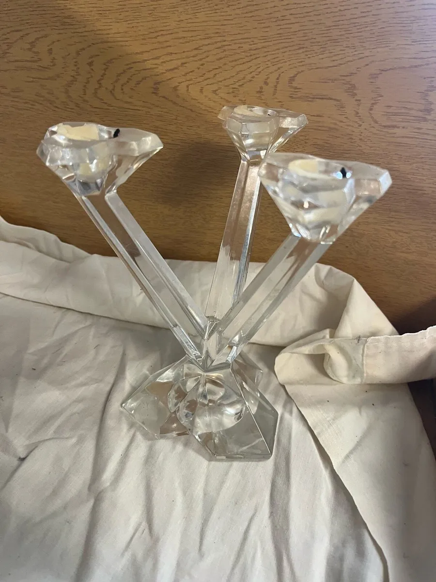 Crystal candelabra - Image 1