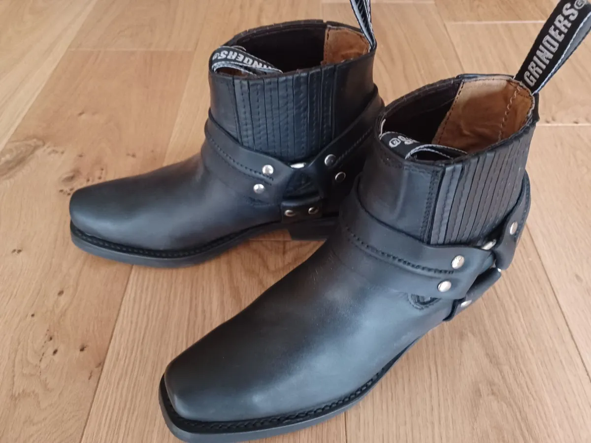 Mens biker boots - Image 1
