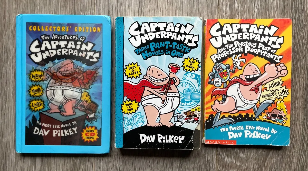 Captain Underpants Kids Books