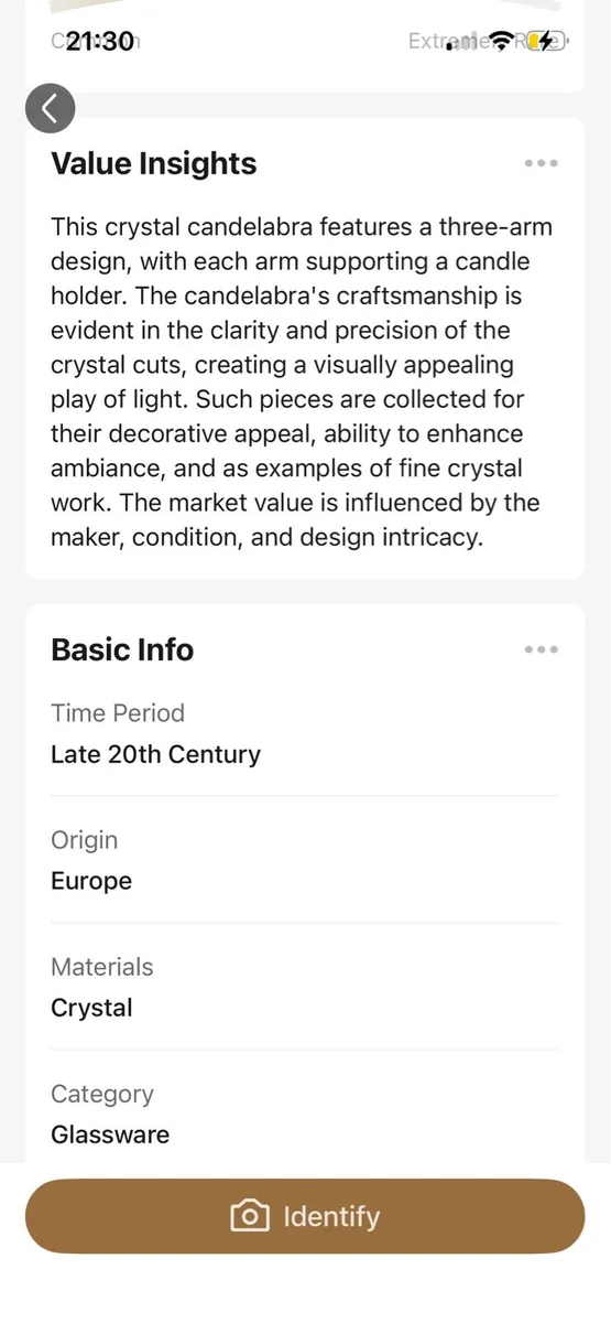 Crystal candelabra - Image 2