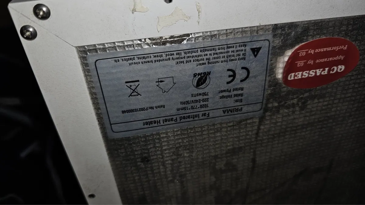 Sunjoy infrared heat panels - Image 2