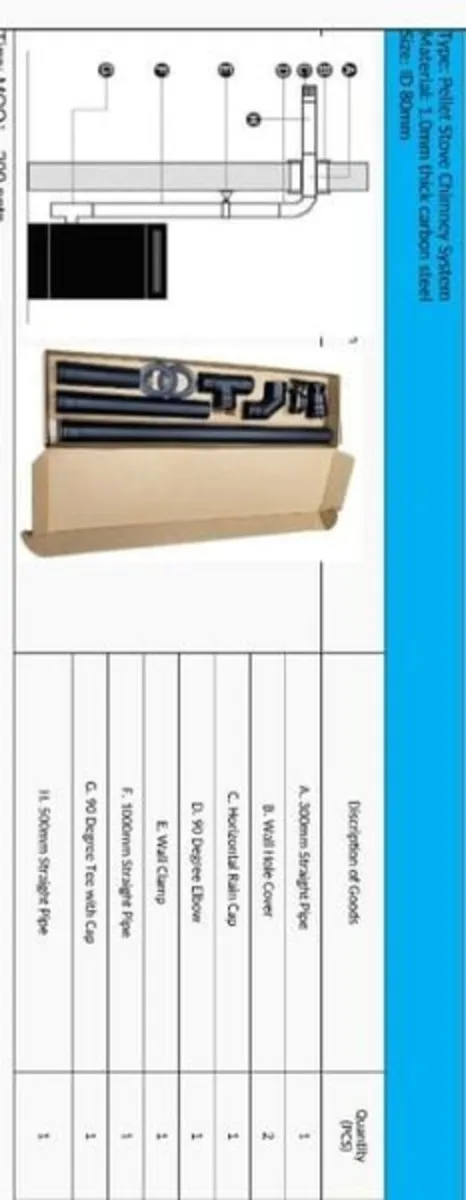 Brand new 10kw  pellet stove - Image 3