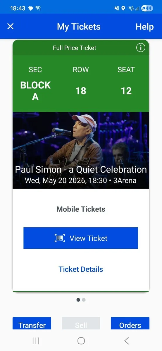 Paul simon tickets