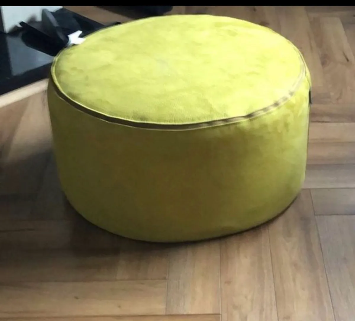 Mustard / Yellow Pouffe - Image 1