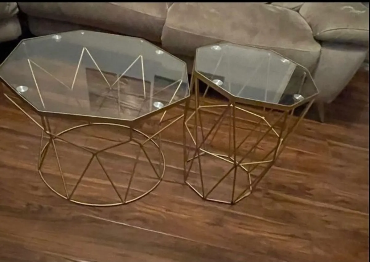 Glass Table Set - Image 2