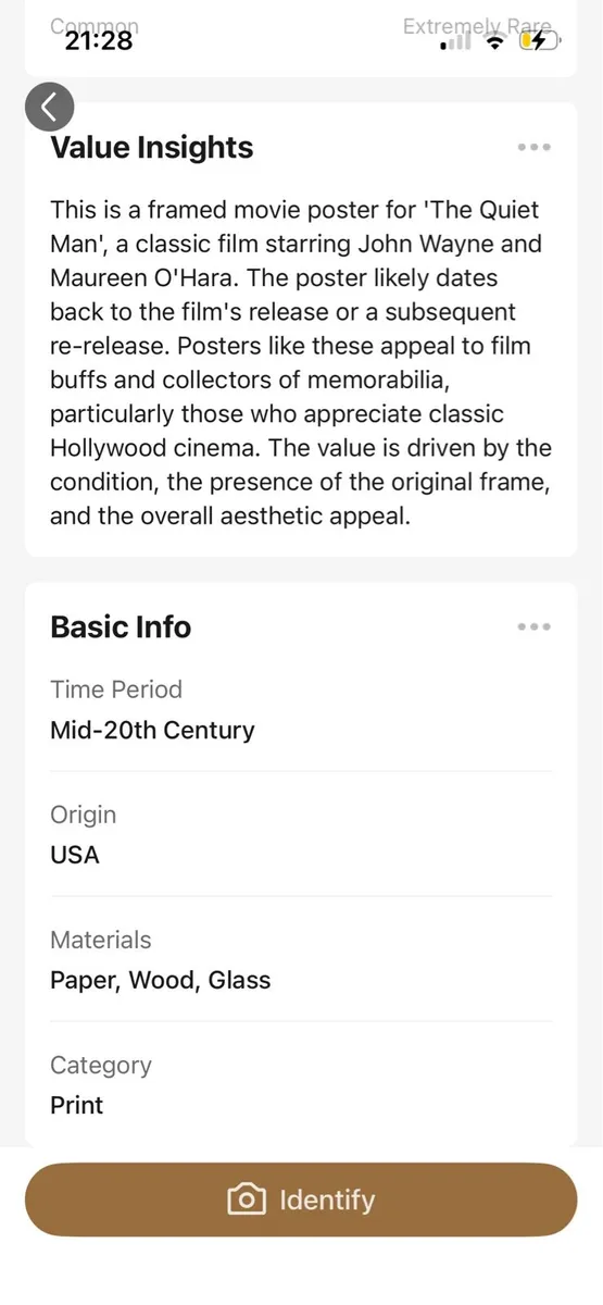 Framed poster “The Quiet Man “ - Image 2